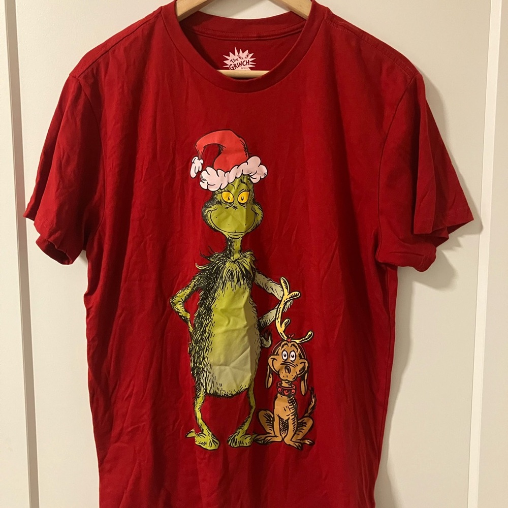 Red Grinch Graphic T-Shirt